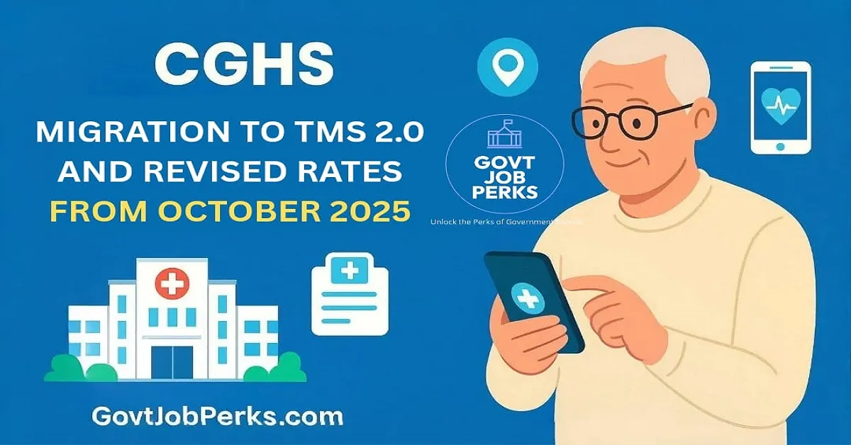 CGHS TMS 2.0 Migration and Revised Rates from October 2025 – GovtJobPerks.com