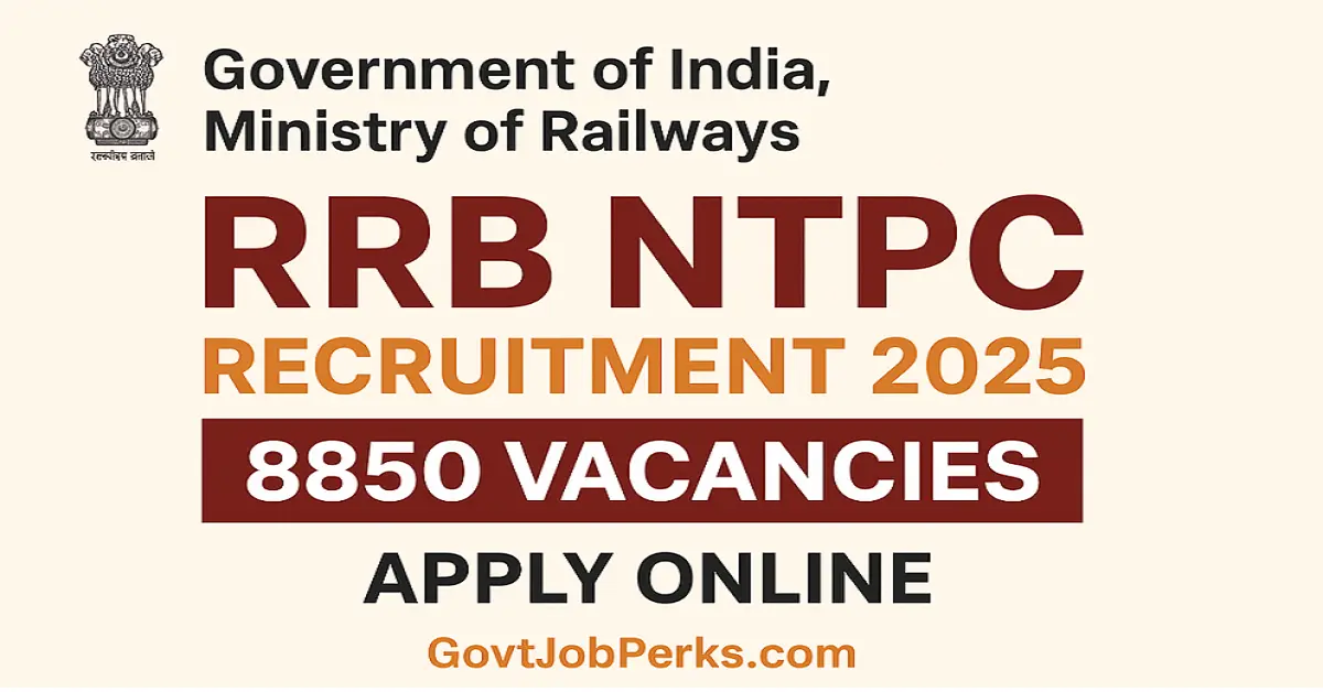 RRB NTPC 2025 short notification released by Indian Railways
