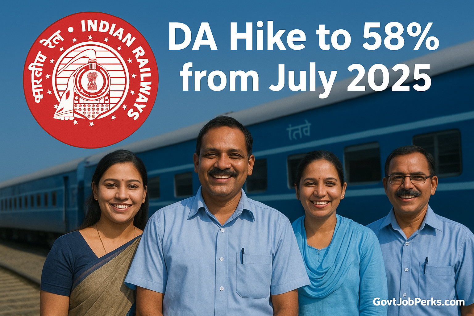 Railway employees get 3% Dearness Allowance hike effective from July 2025