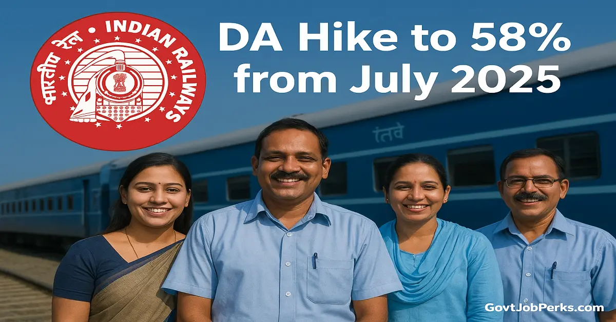 Railway employees get 3% Dearness Allowance hike effective from July 2025
