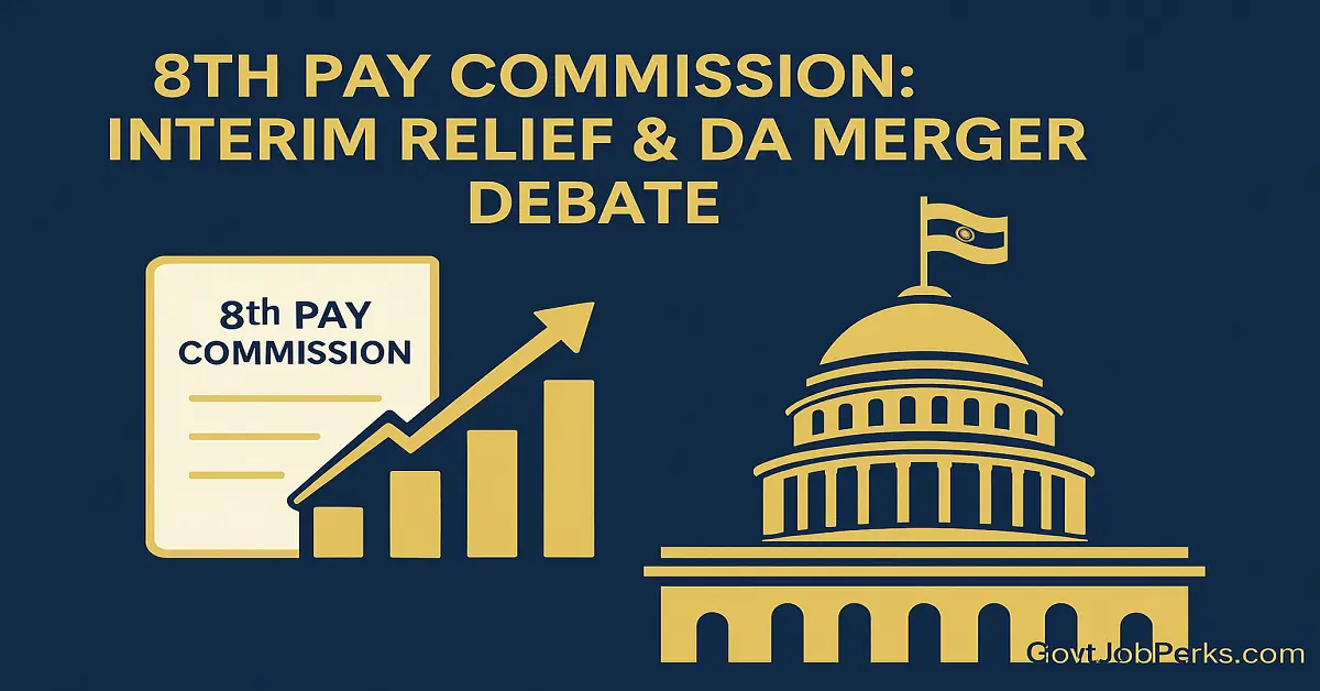 8th Pay Commission Will Govt Give Interim Relief & DA Merger