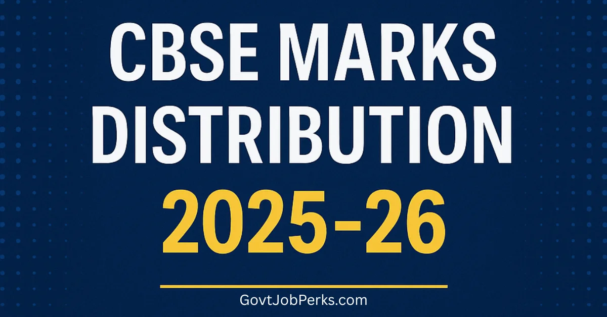 CBSE marks distribution 2025-26