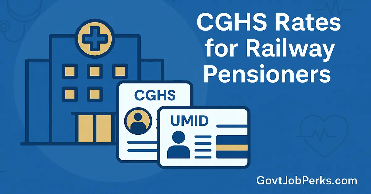 CGHS Rates for Railway Pensioners