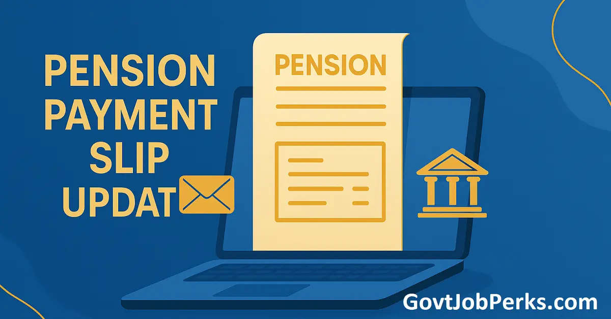 Monthly Pension Payment Slip Guidelines for 2024
