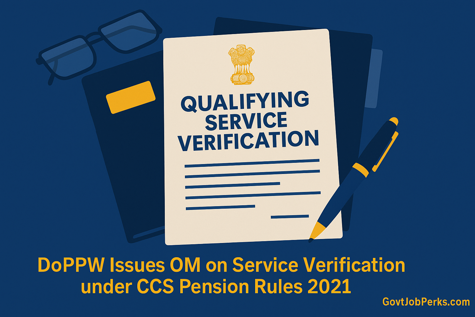 Periodic verification of qualifying service under CCS (Pension) Rules 2021