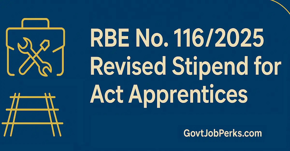 RBE No. 1162025 Revised Stipend for Act Apprentices