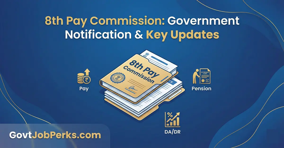 8th Pay Commission Notification, DA Merger & Pension Update