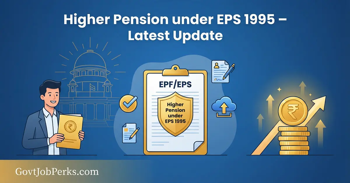 Higher Pension under EPS 1995 Latest Government Update 2025