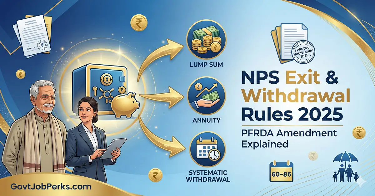 PFRDA NPS Exit and Withdrawal