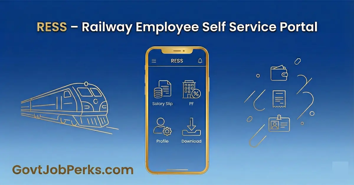 RESS Railway Employee Self Service Portal Guide 2025