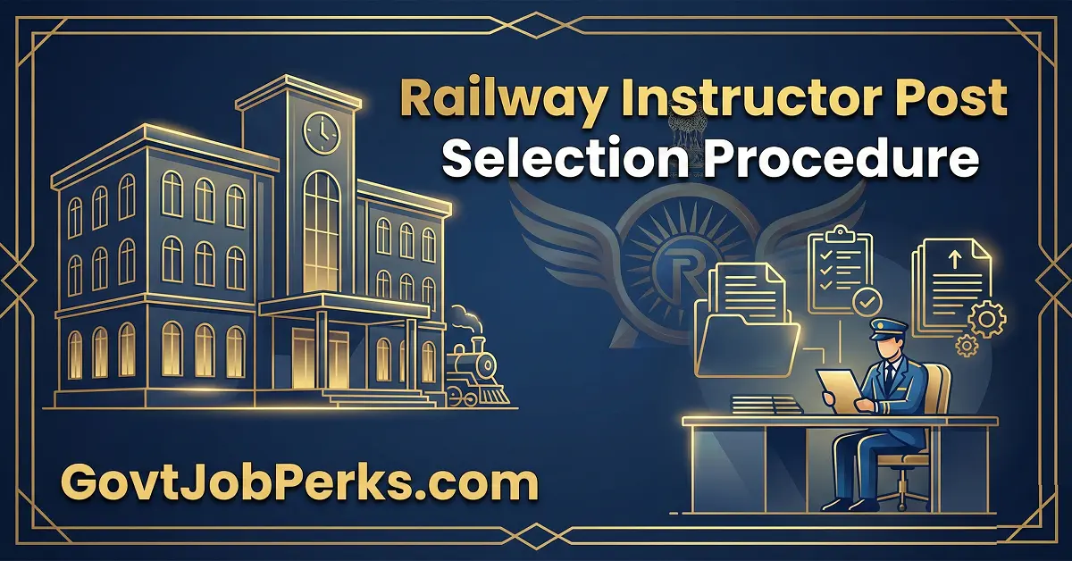 Railway Instructor Post Selection Procedure Clarified